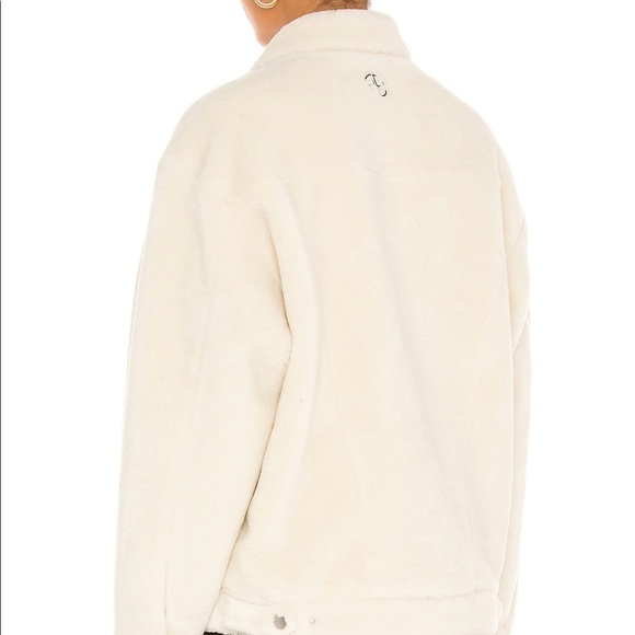 Anine Bing Rory Faux Sherpa Jacket Medium - Picture 7 of 14
